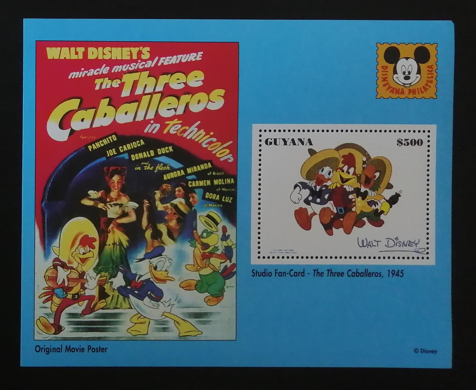 Guyana 1993 Bl.366 8,5€ DISNEY, Předměty a kresby z filmů IV.