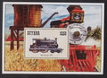 Guyana 1994 Bl.442 5€ Vlaky a lokomotivy světa, parní
