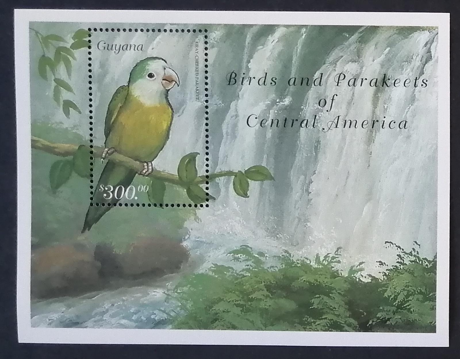 Guyana 1999 Bl.617 5€ Papoušci Jižní Ameriky, Brotogeris pyrrhopterus