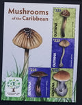 Guyana 2011 Mi.8228-1 10€ Houby Jižní Ameriky, flora Karibiku