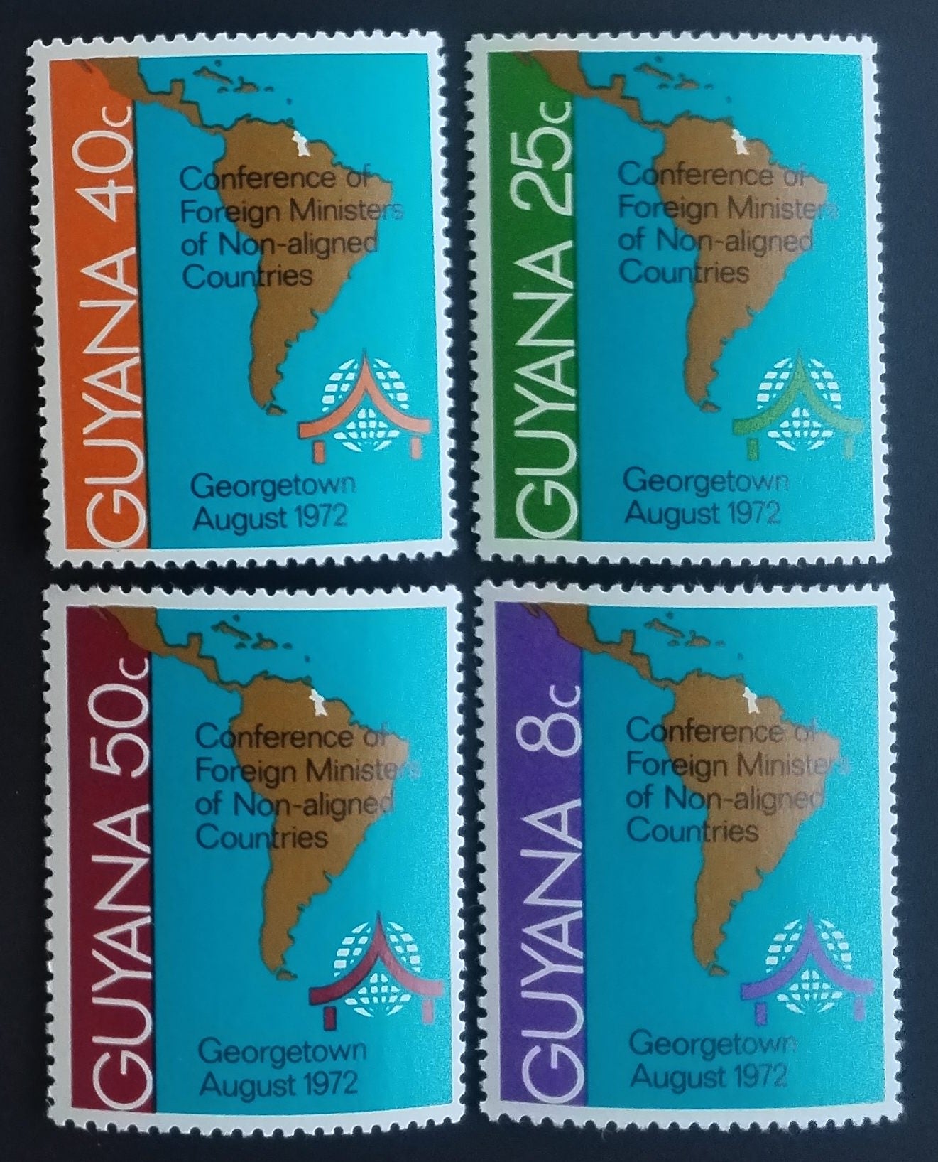 Guyana 1972 Kongres, Mapy