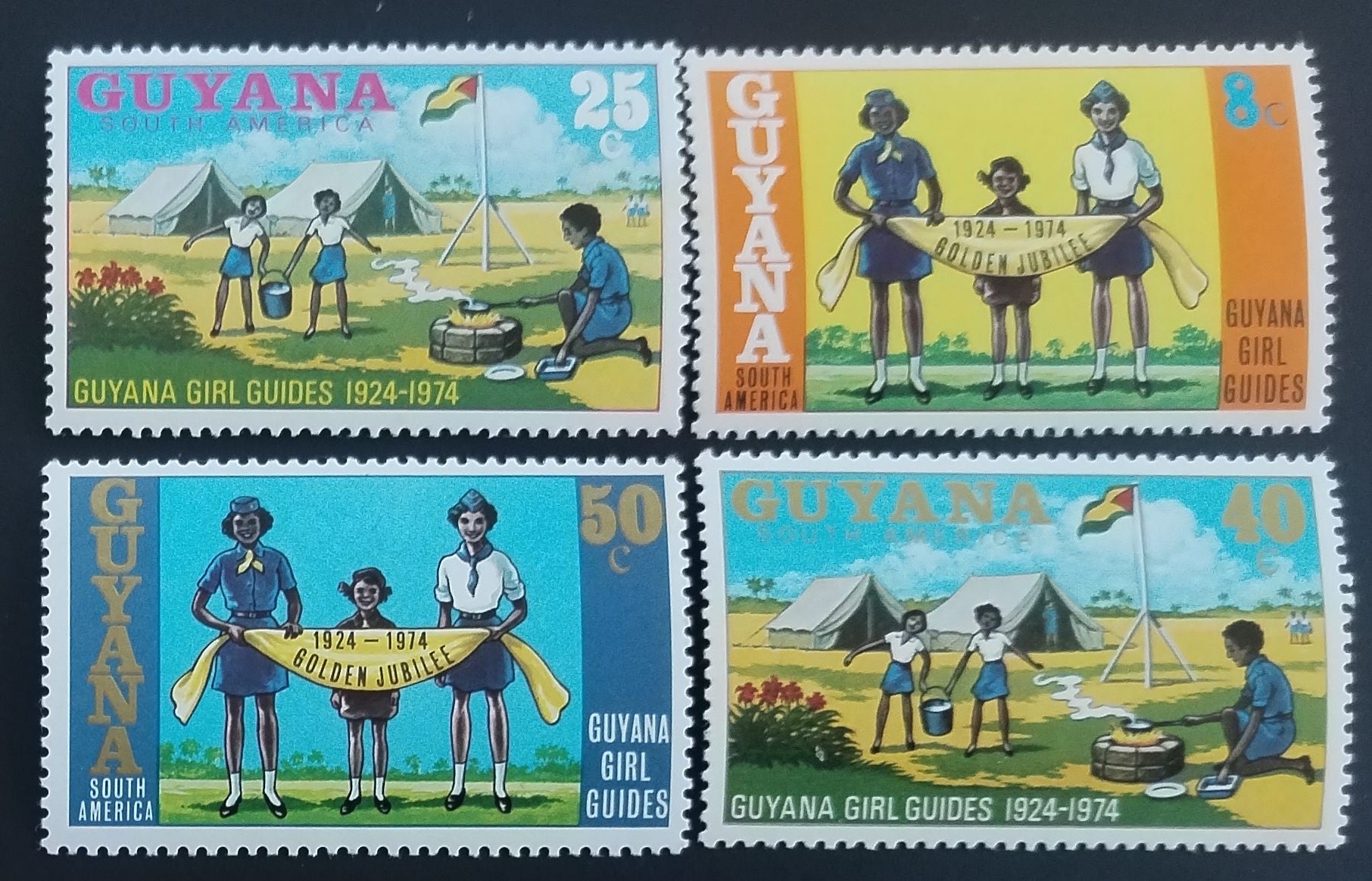 Guyana 1974 Výročí národního skautingu