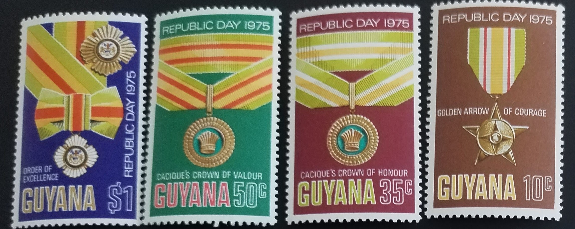 Guyana 1975 Den republiky, Vyznamenání