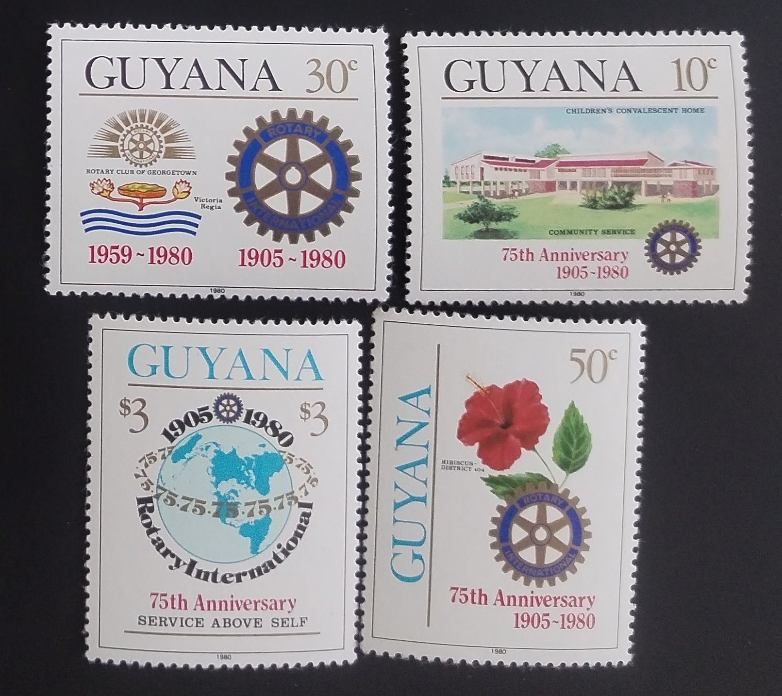 Guyana 1980 Výročí rotariánů, Charita