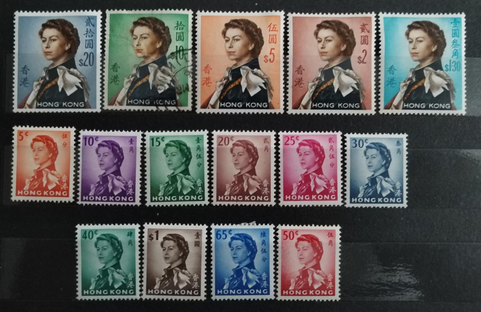 Hong Kong 1963 130£ Definitiva královny Alžběty II. popis