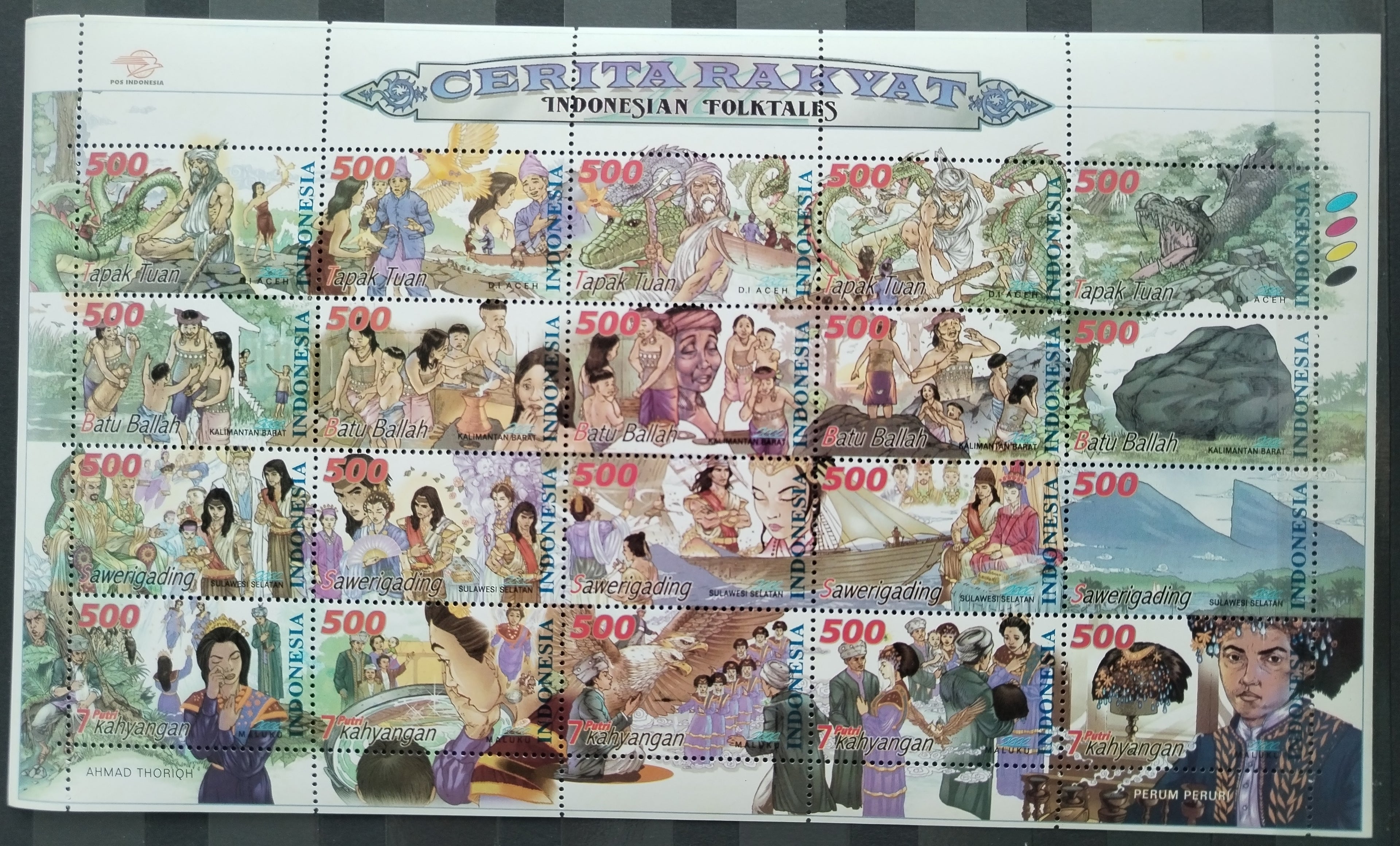 Indonésie 2000 Folklór a legendy