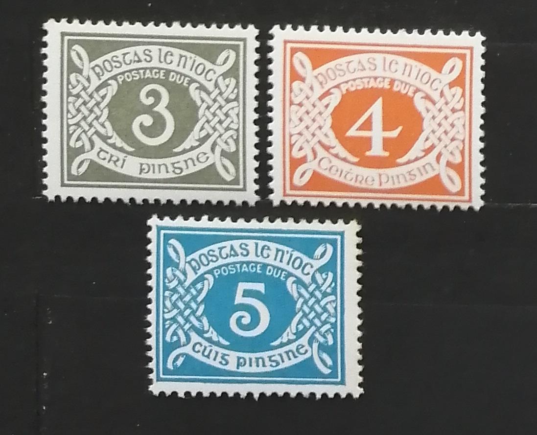 Irsko 1978 15€ Komplet doplatních známek