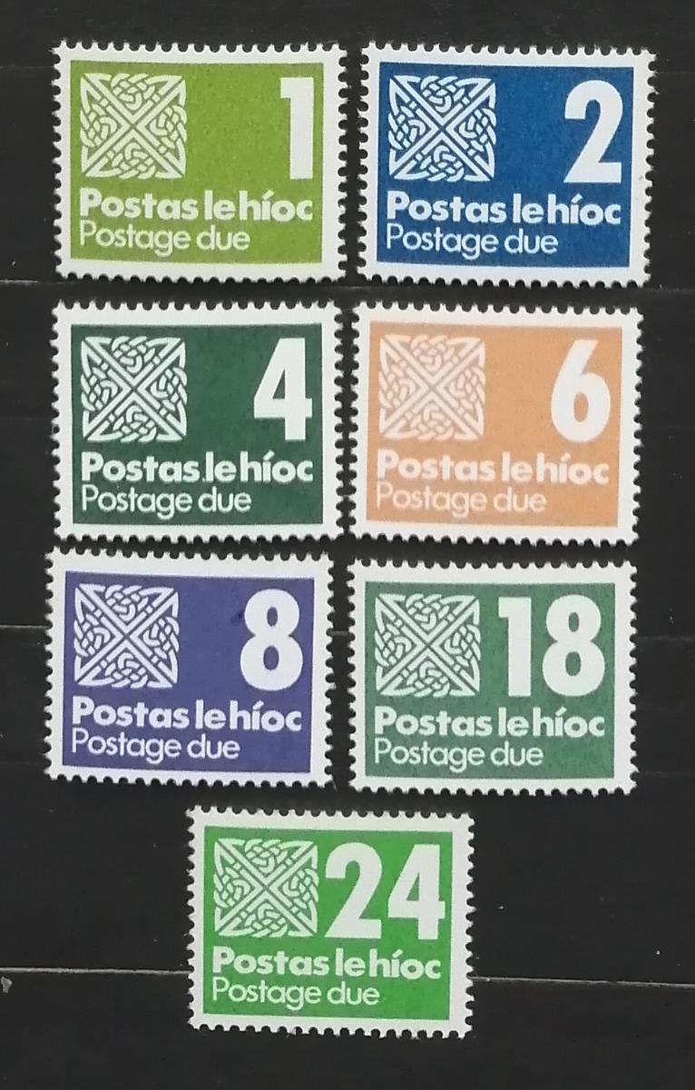 Irsko 1980 5,5€ Komplet doplatních známek