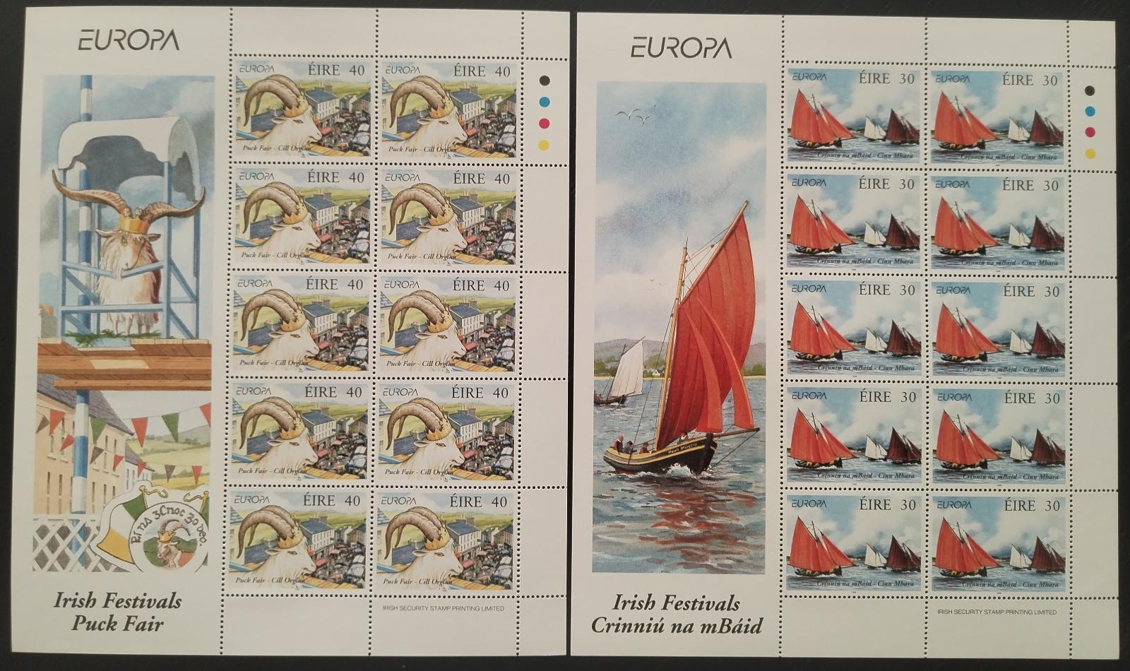 irsko 1998 EUROPA - Festivaly a lodě v arších
