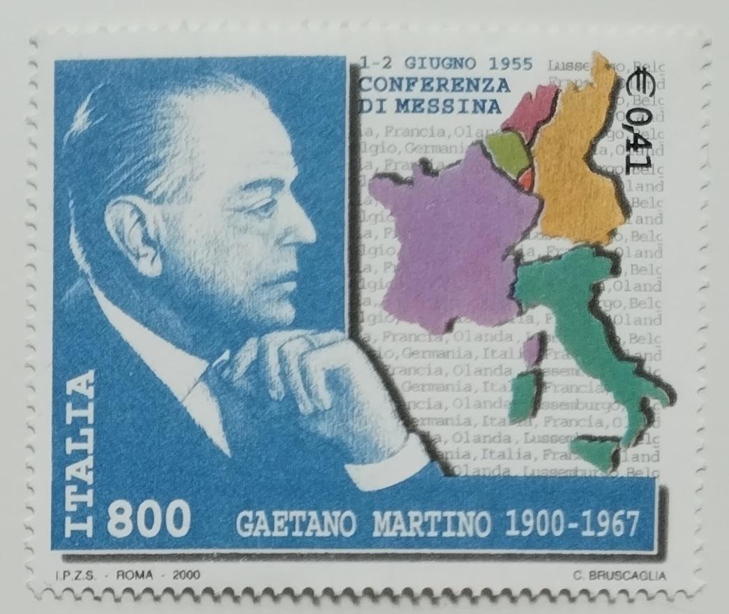Itálie 2000 1,2€ 45 let konference v Messině