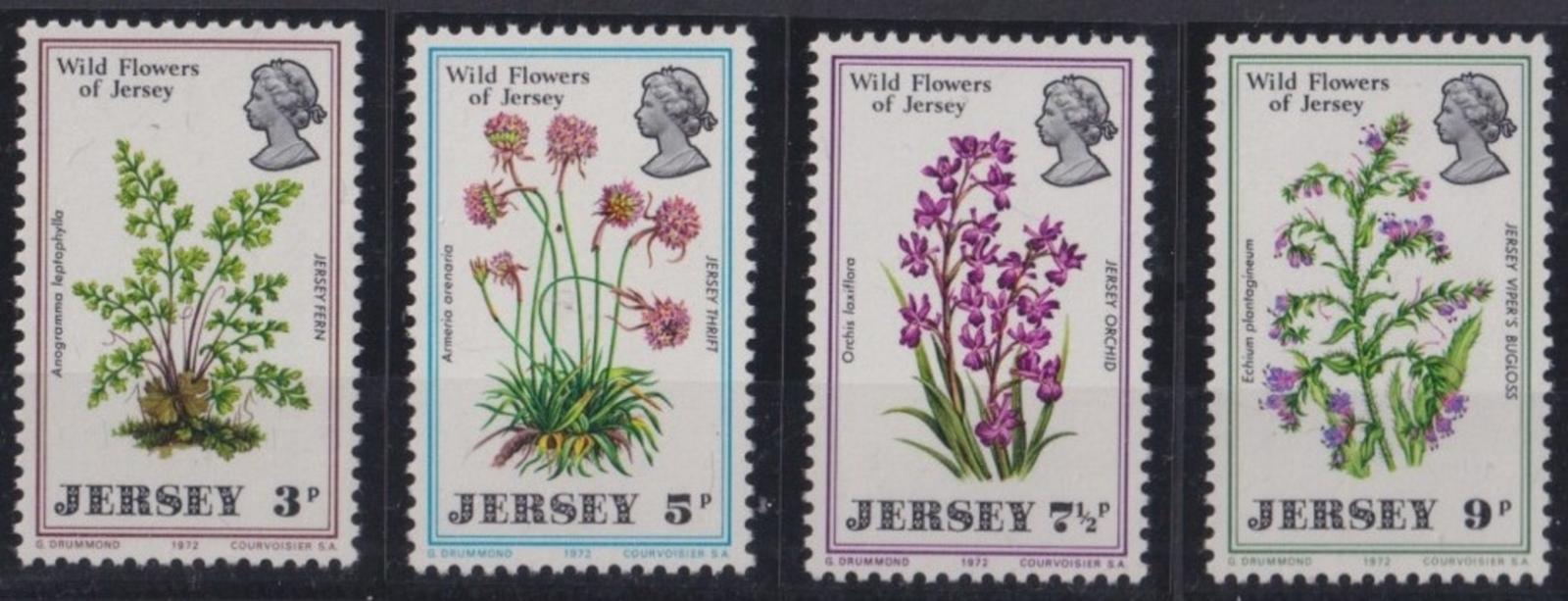 Jersey 1972 6€ Ostrovní květiny a flora, Kapradiny