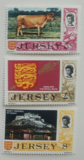 Jersey 1974 Dotisky definitivy ostrovních výjevů