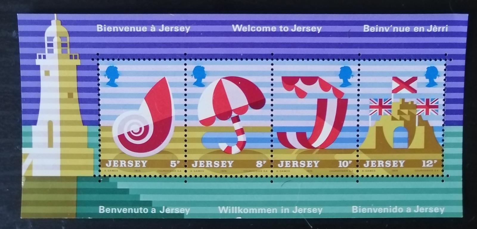 Jersey 1975 Bl.1 Turismus na Jersey