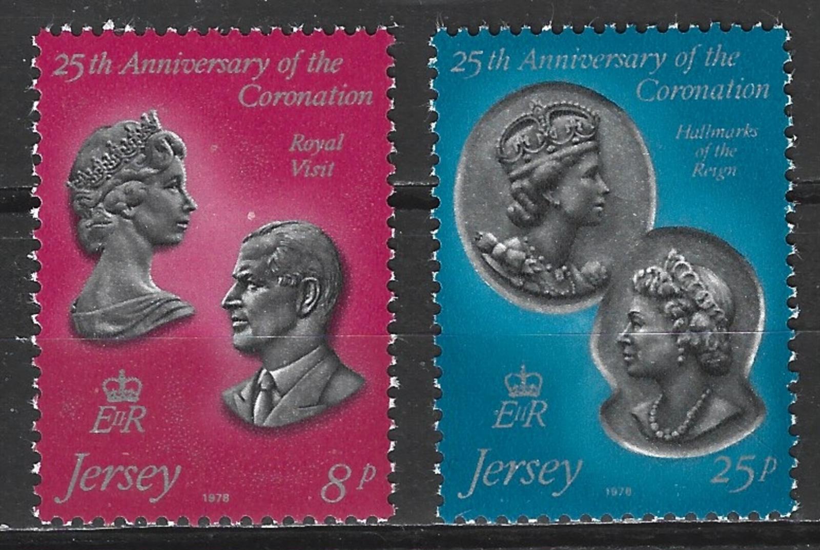 Jersey 1978 25 let korunovace královny Alžběty II.