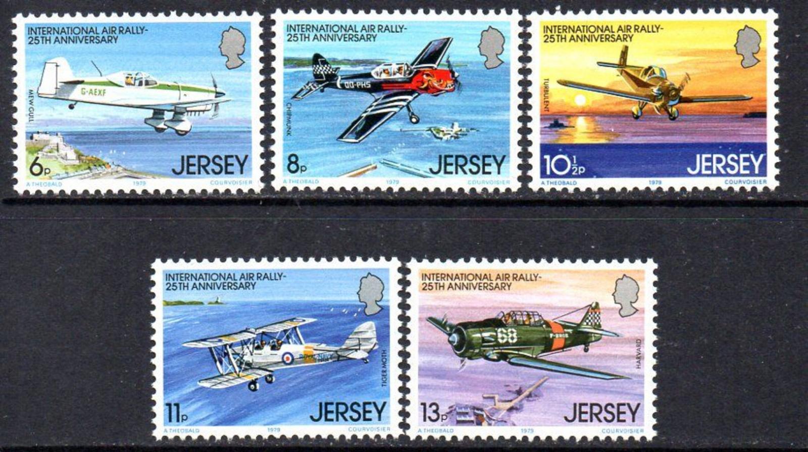 Jersey 1979 25 let mezinárodní letecké rallye, Letadla a stíhačky