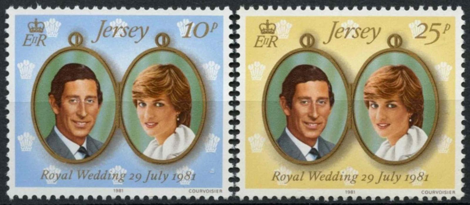 Jersey 1981 Svatba princezny Diany a Karla III.