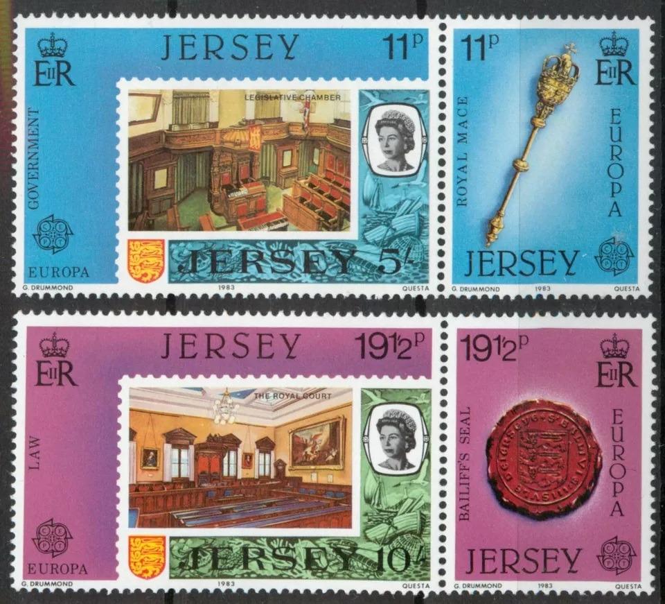 Jersey 1983 EUROPA: Symboly moci a parlament