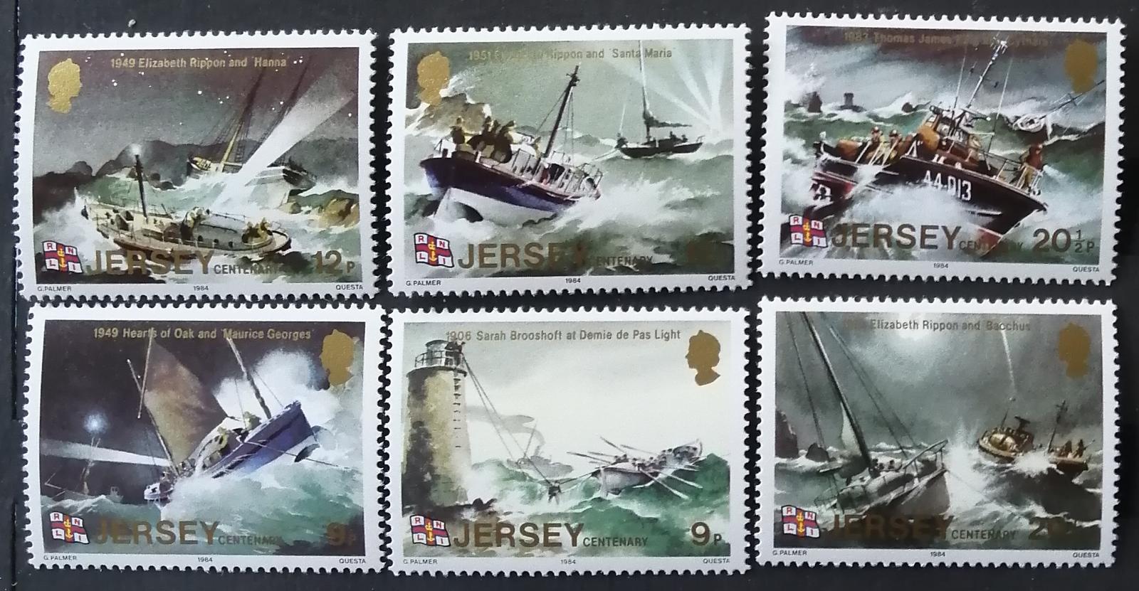 Jersey 1984 Století námořní záchranné služby, Lodě a umění