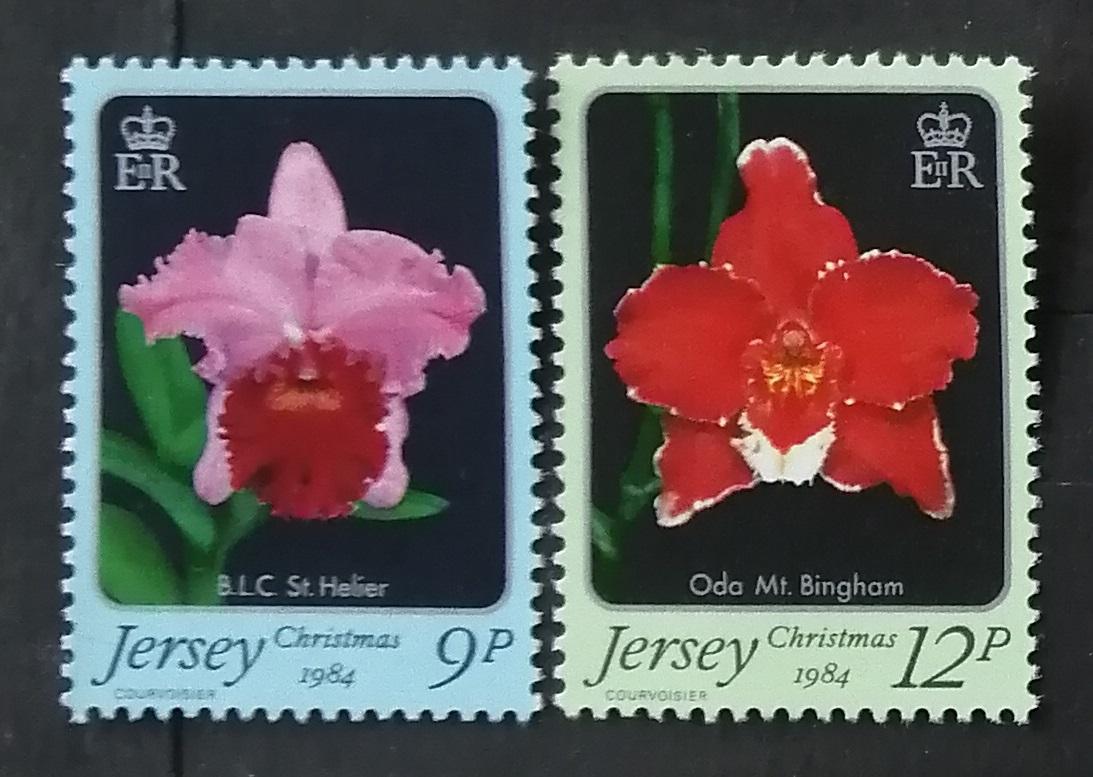 Jersey 1984 Vánoce a orchideje