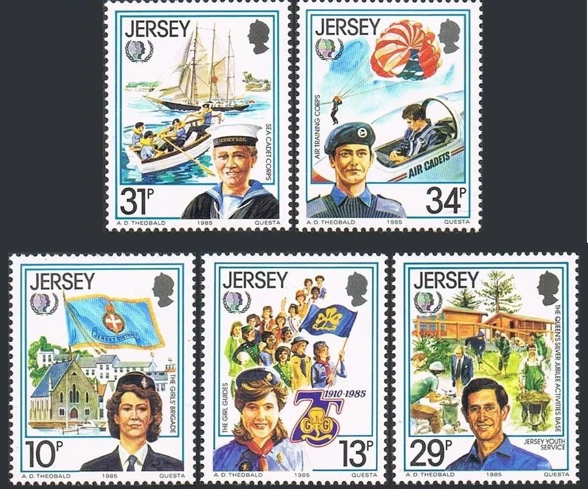 Jersey 1985 5€ Výročí ženského skautingu, Volný čas