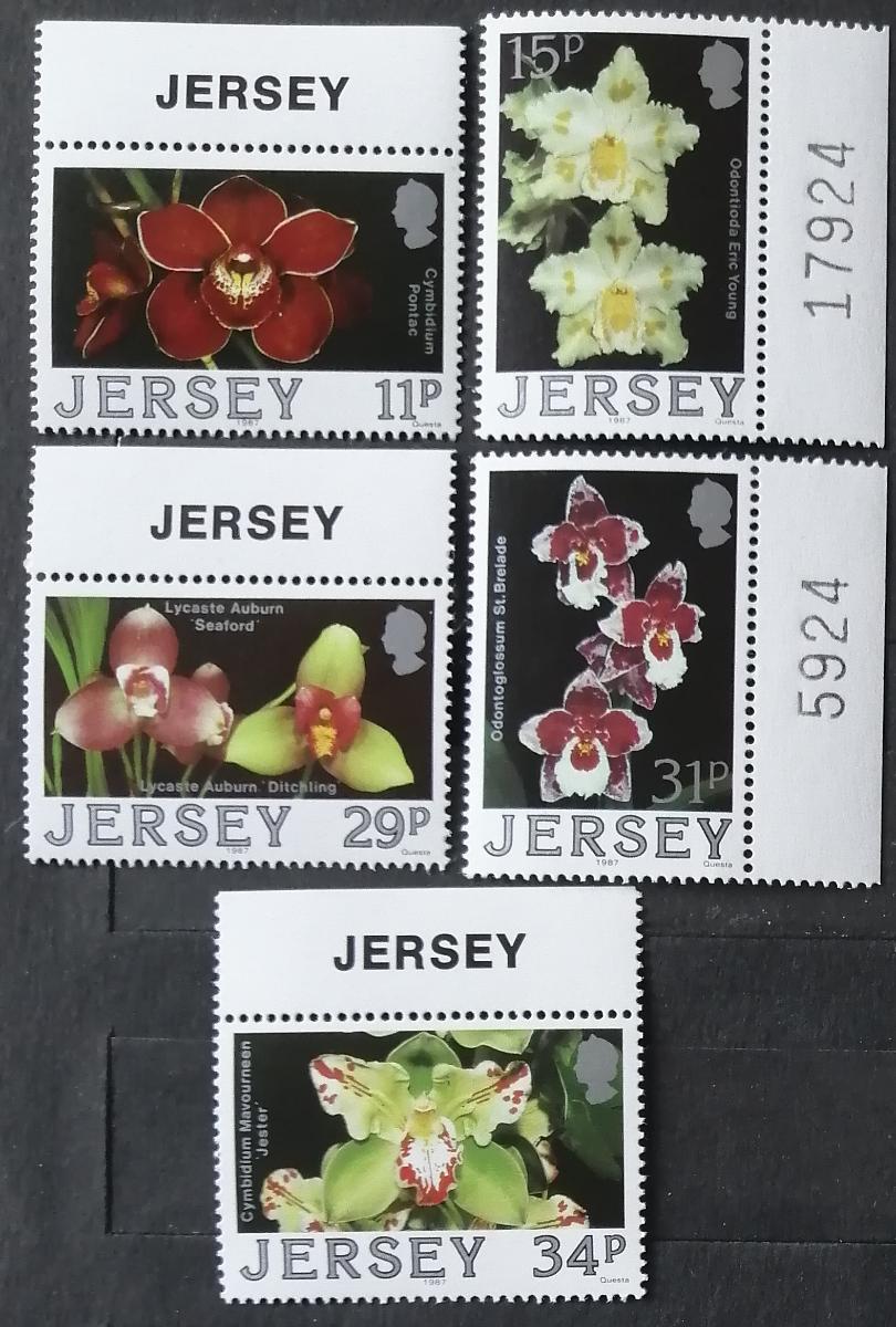 Jersey 1988 6€ Orchideje a květiny, Flora
