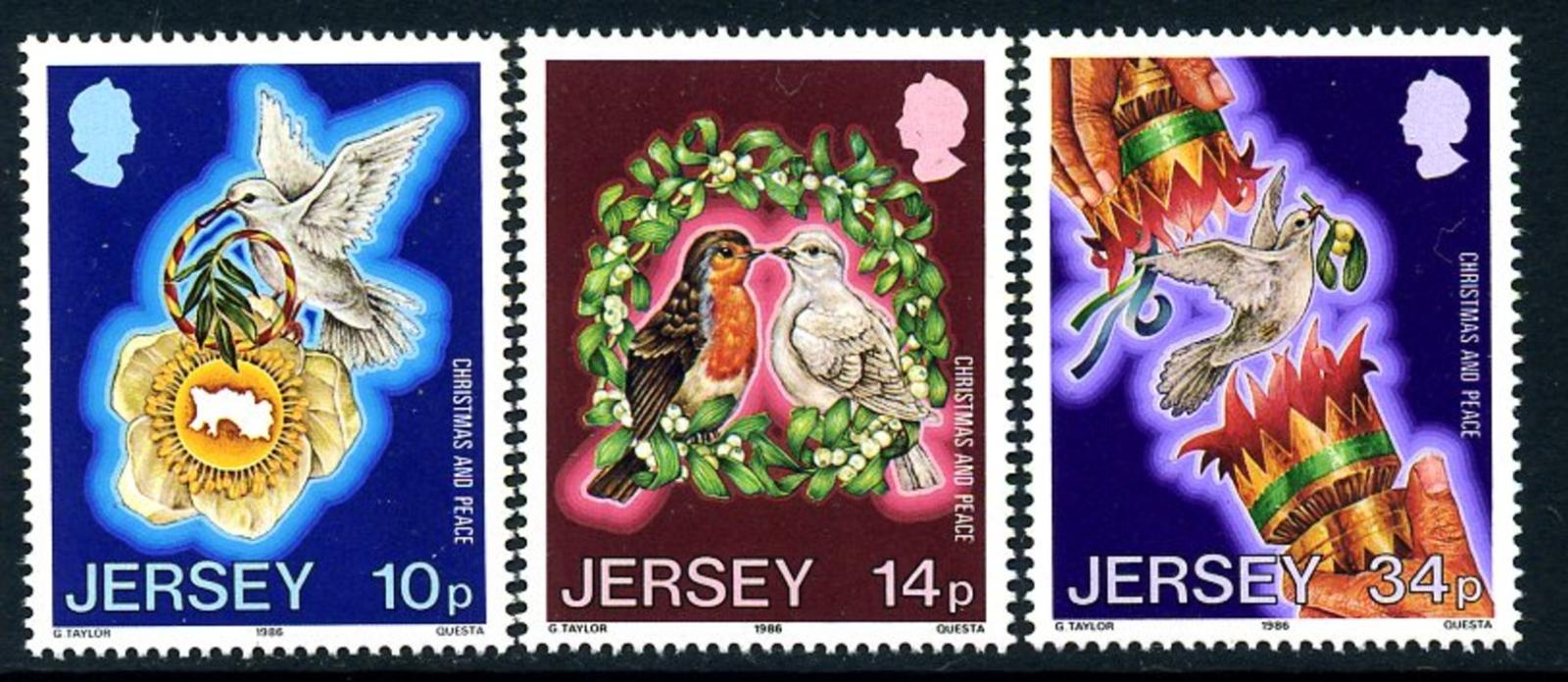 Jersey 1989 3€ Vánoce a ptáci