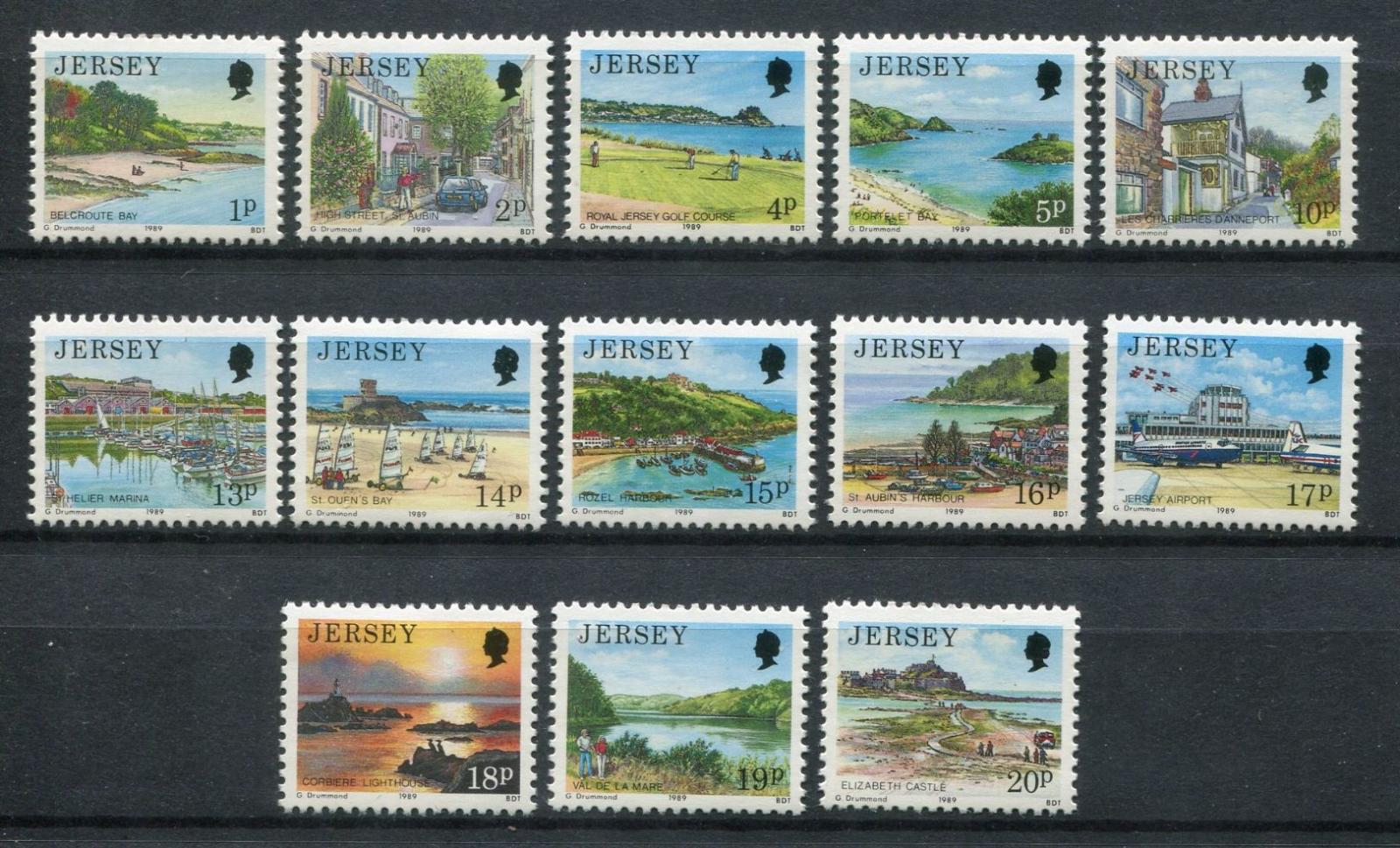 Jersey 1989 Definitiva výjevů a staveb ostrova