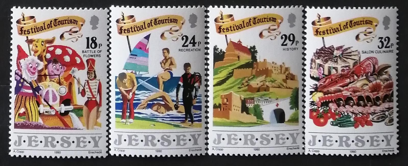 Jersey 1990 4,5€ Festival turismu na ostrově
