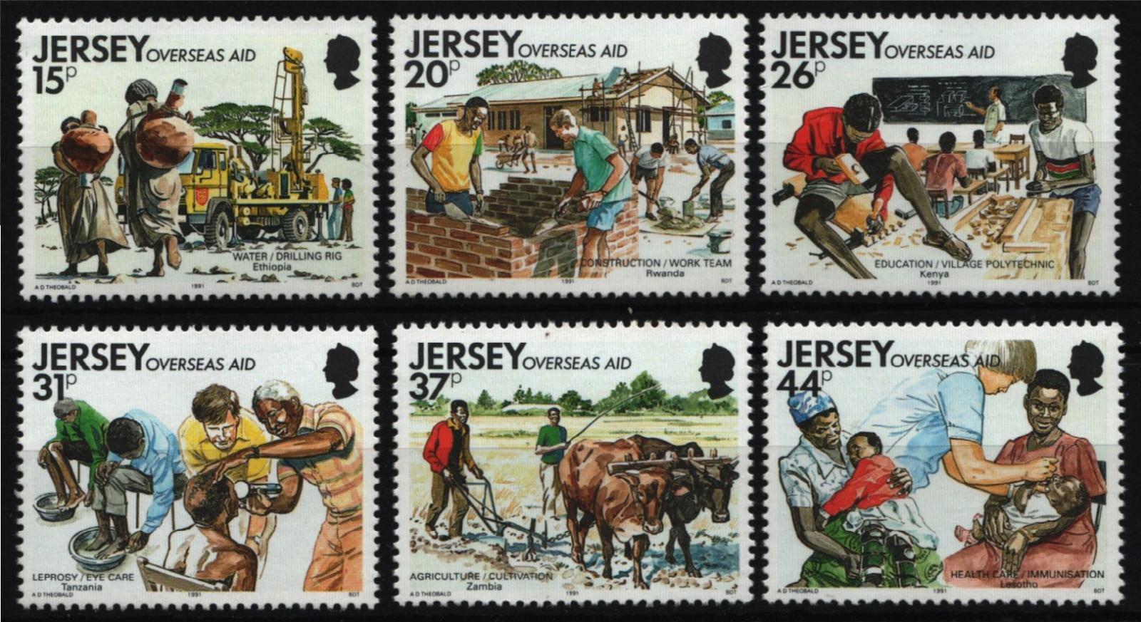 Jersey 1991 6,5€ Mezinárodní pomoc a charita