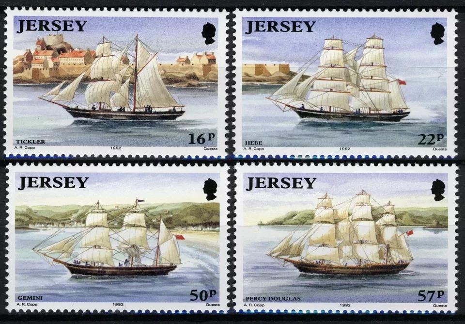 Jersey 1992 7€ Historické plachetnice a lodě z Jersey
