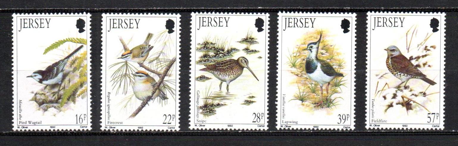Jersey 1992 8€ Přezimujicí druhy ptactva ostrova, Ptáci, Čejka