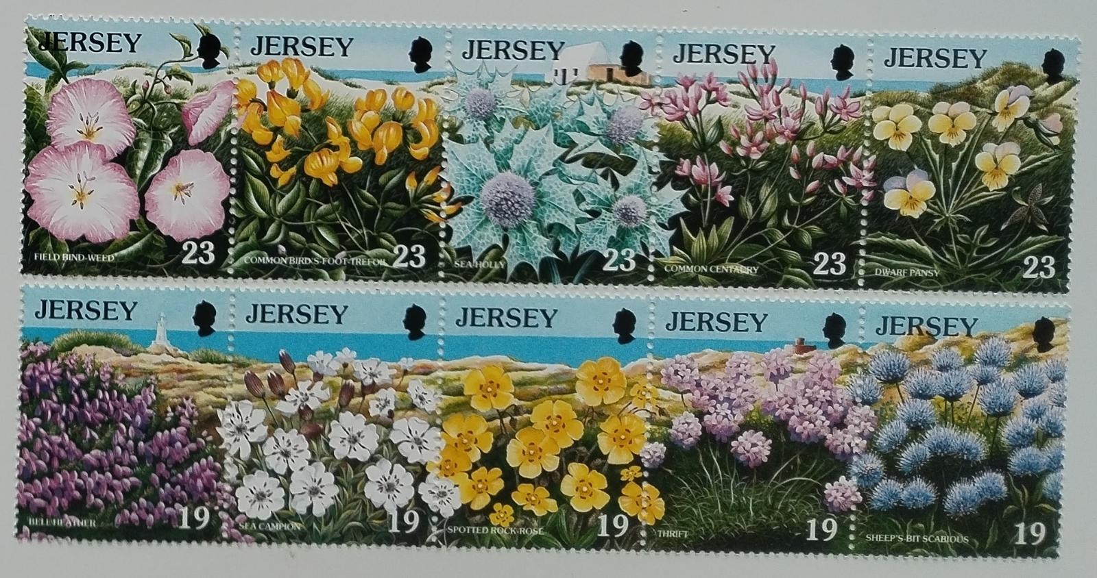 Jersey 1995 10€ Luční květiny a flora ostrova