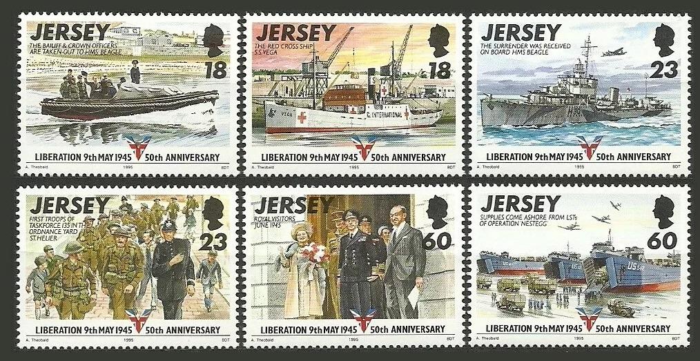 Jersey 1995 7,5€ Výročí konce Druhé světové, Královská rodina