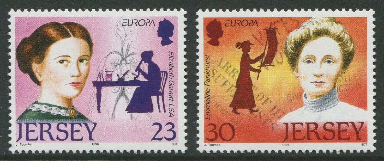 Jersey 1996 2,5€ Významné ženy a sufražetky