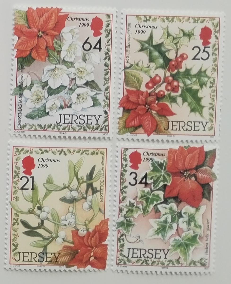 Jersey 1999 Vánoce a flora Vánoc, Květiny