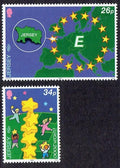 Jersey 2000 4,5€ EUROPA - věž z hvězd a děti