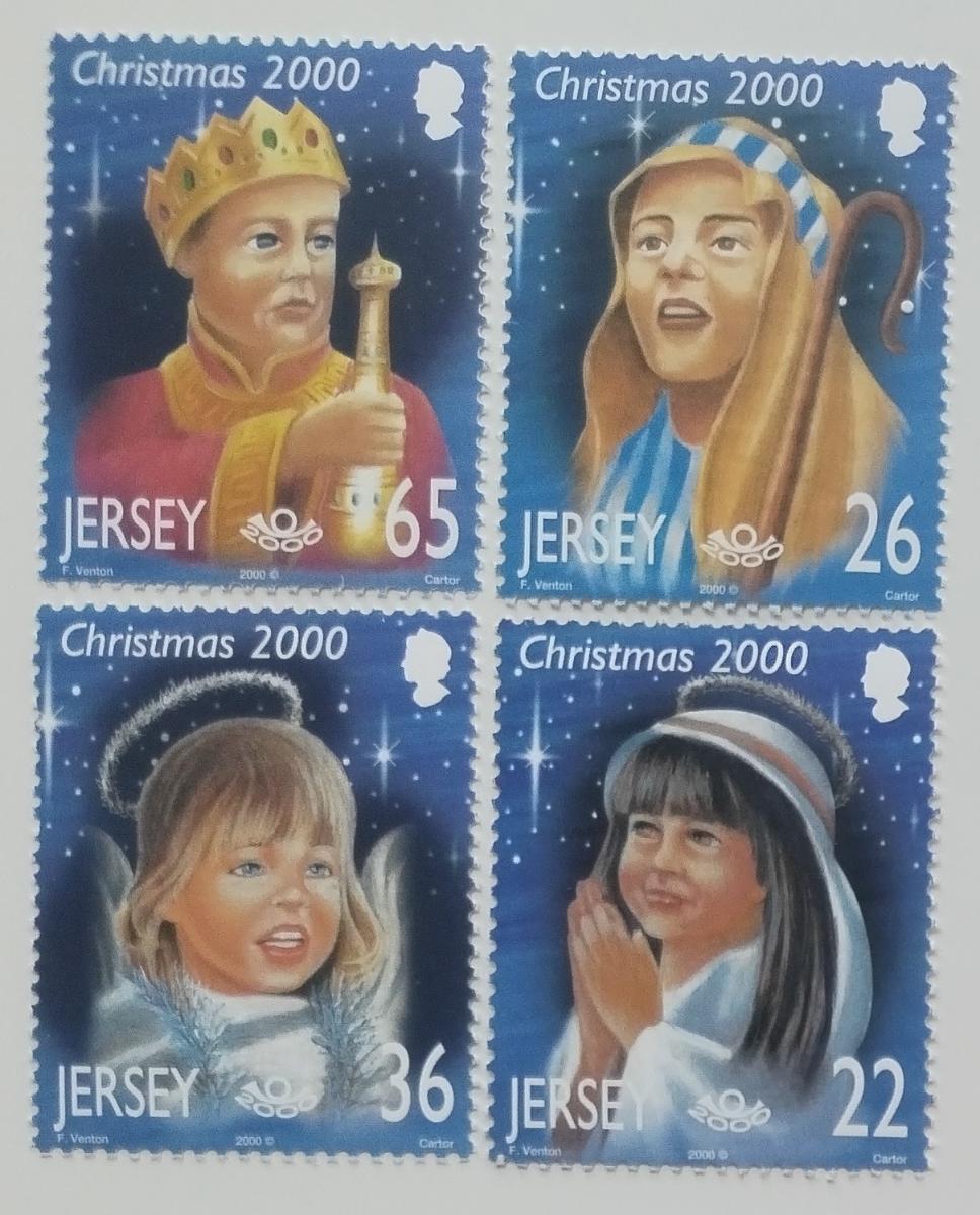 Jersey 2000 6€ Vánoce a svátky, Andělé a děti, Ježíšek