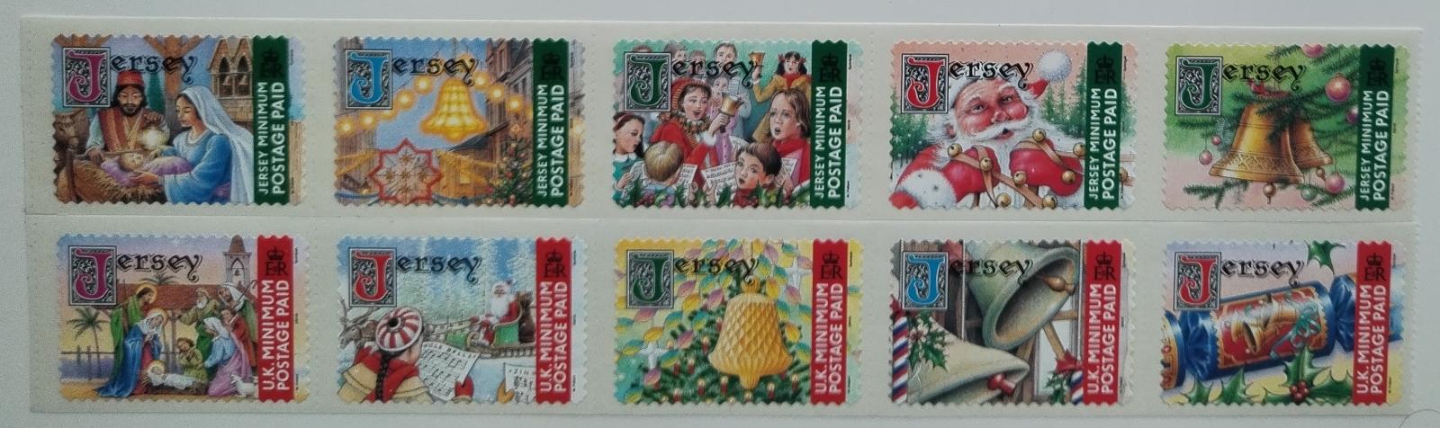 Jersey 2001 16,5€ Vánoční známky, Vánoce a svátky, Svatá rodina a zvyk
