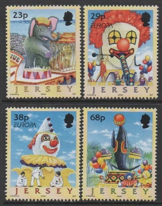 Jersey 2002 5,5€ EUROPA Cirkusy a festivaly