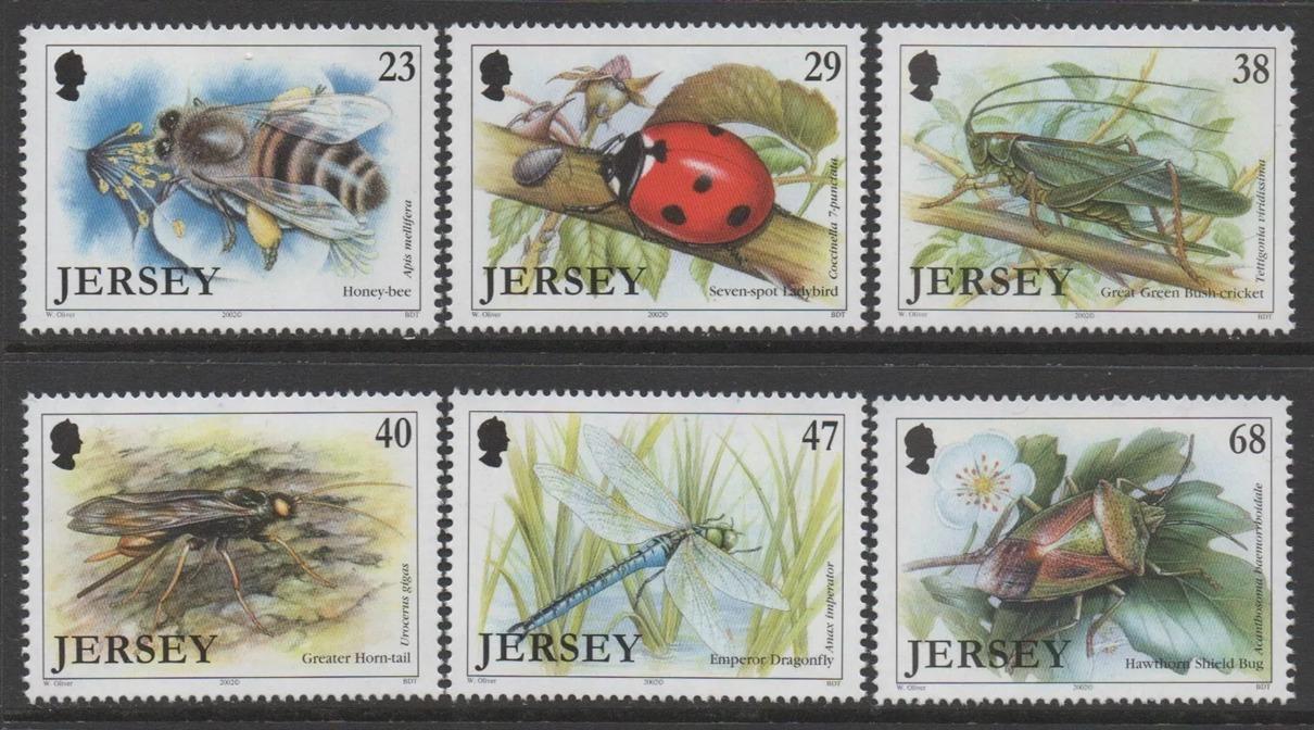 Jersey 2002 9€ Ostrovní hmyz a brouci, Včely