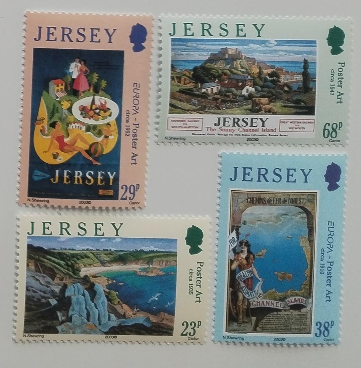 Jersey 2003 EUROPA - Plakáty a umění turistiky
