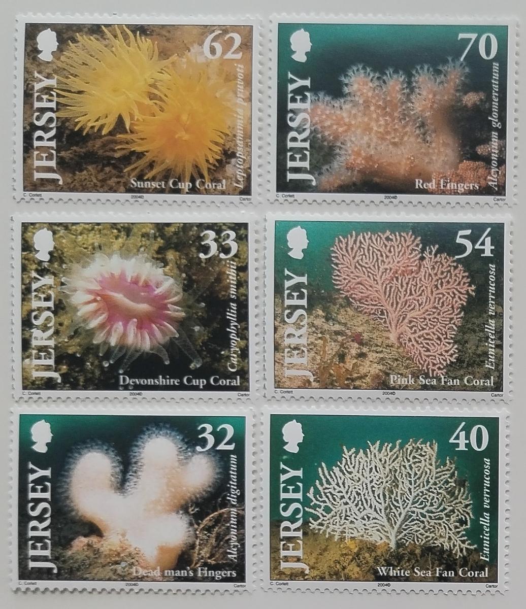 Jersey 2004 12€ Podmořská fauna, Korály a sasanky