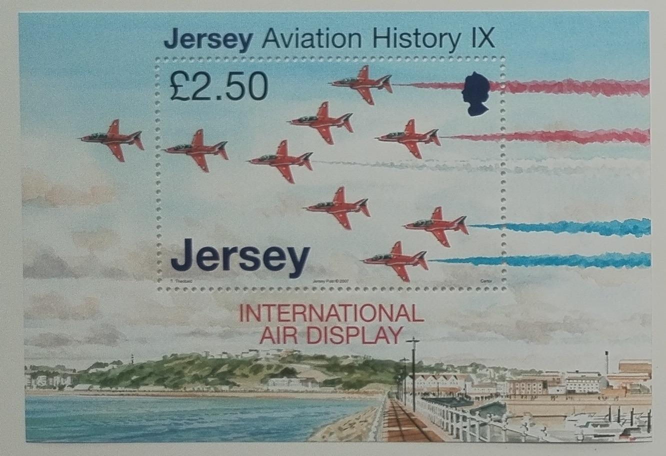 Jersey 2007 8€ Letadla a letectví v Británii
