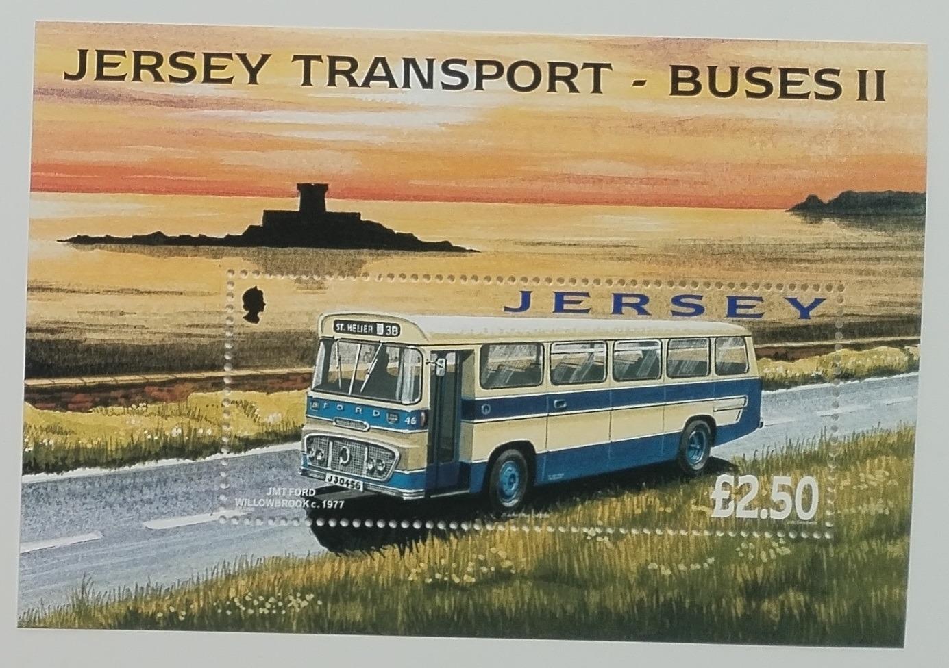 Jersey 2008 7,5€ Autobusy a omnibusy na ostrově