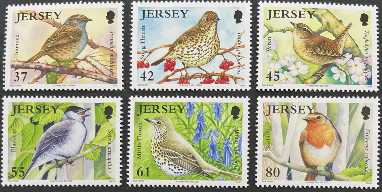 Jersey 2009 Zpěvní ptáci ostrova, Fauna