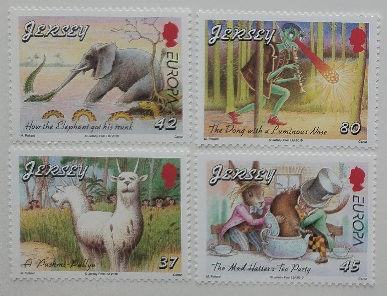 Jersey 2010 EUROPA - Dětské pohádky, Fauna a sloni