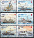 Jersey 2010 Poštovní lodě a přeprava, Plachetnice a parníky