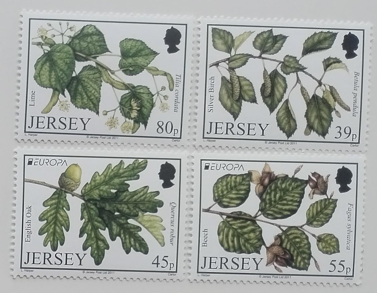 Jersey 2011 EUROPA - Lesní stromy a flora