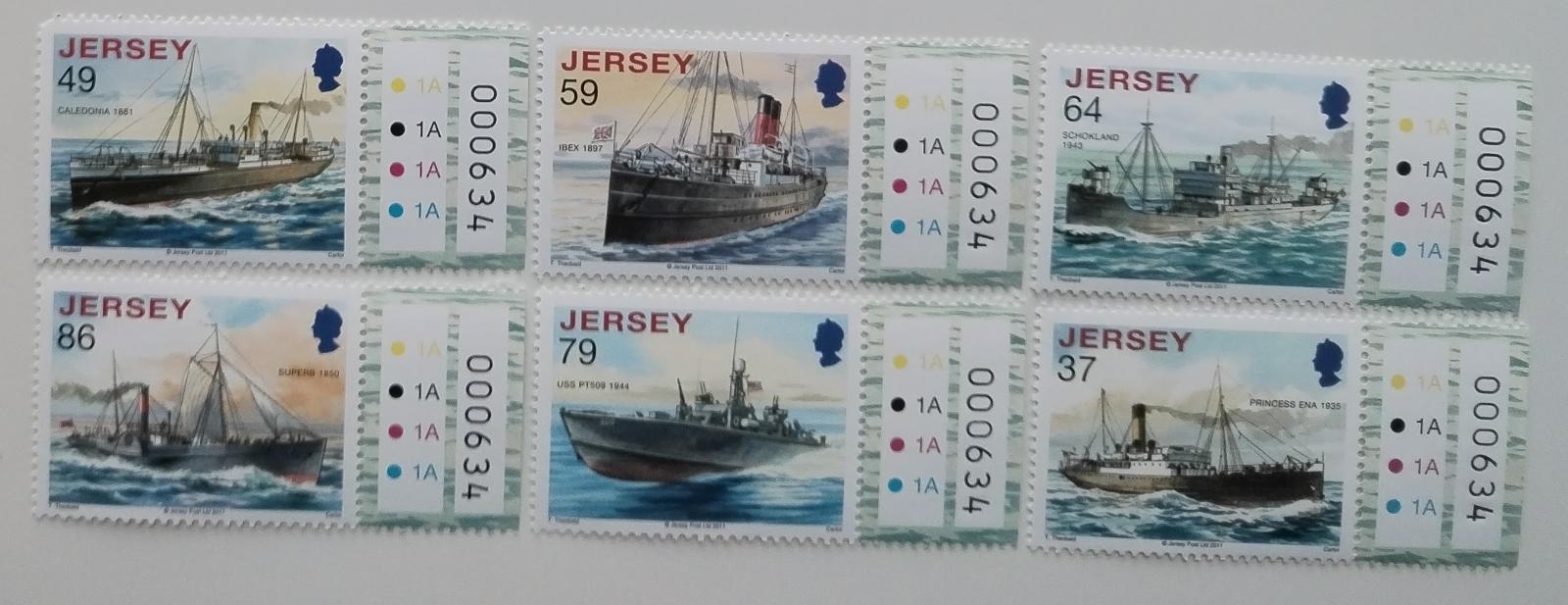 Jersey 2011 Lodě co ztroskotaly okolo ostrova, Parníky