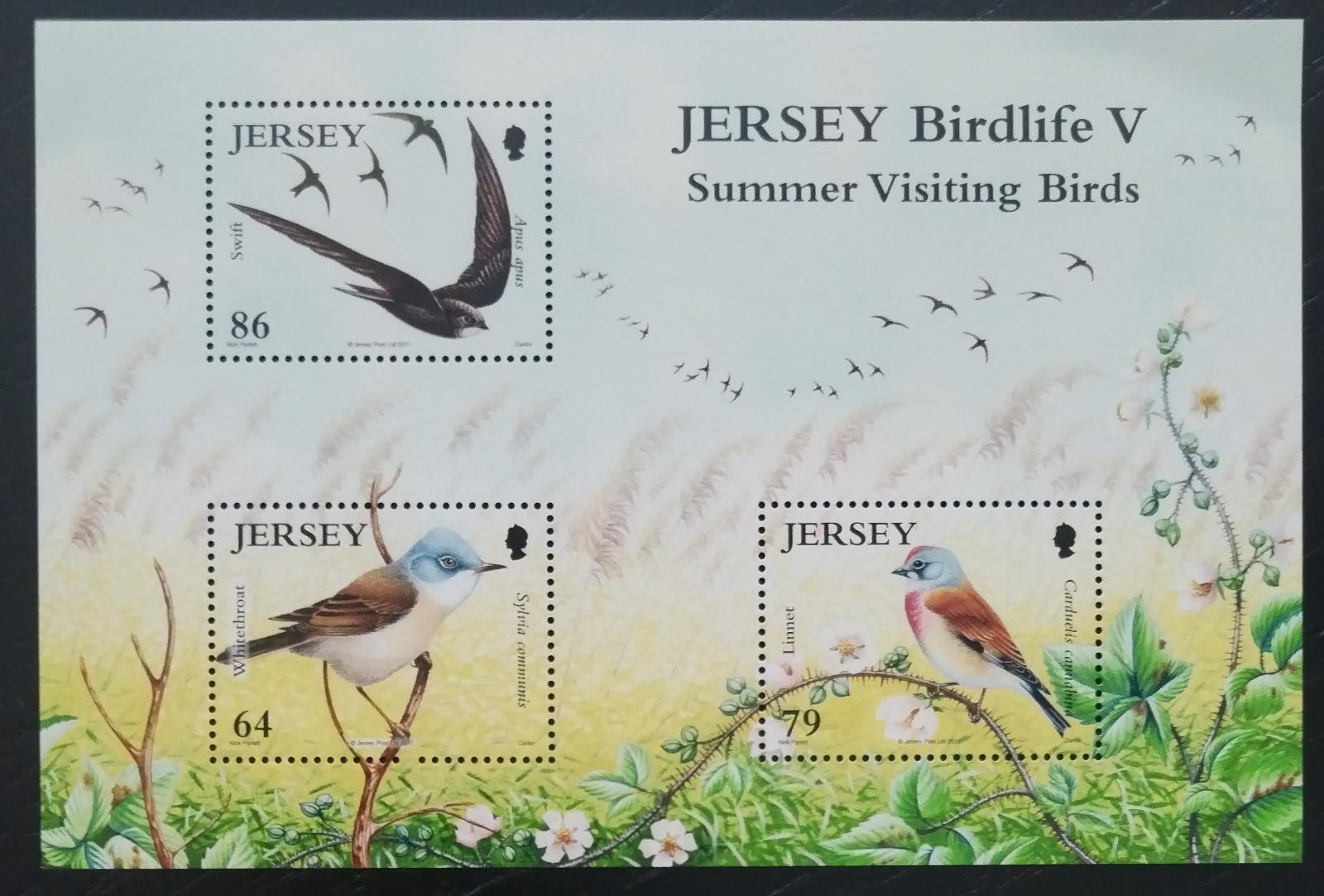 Jersey 2011 Migrující ostrovní ptáci, Fauna